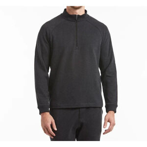 Public Rec Pima Cotton Weekend Half Zip Pullover Men's Large Gray French Terry